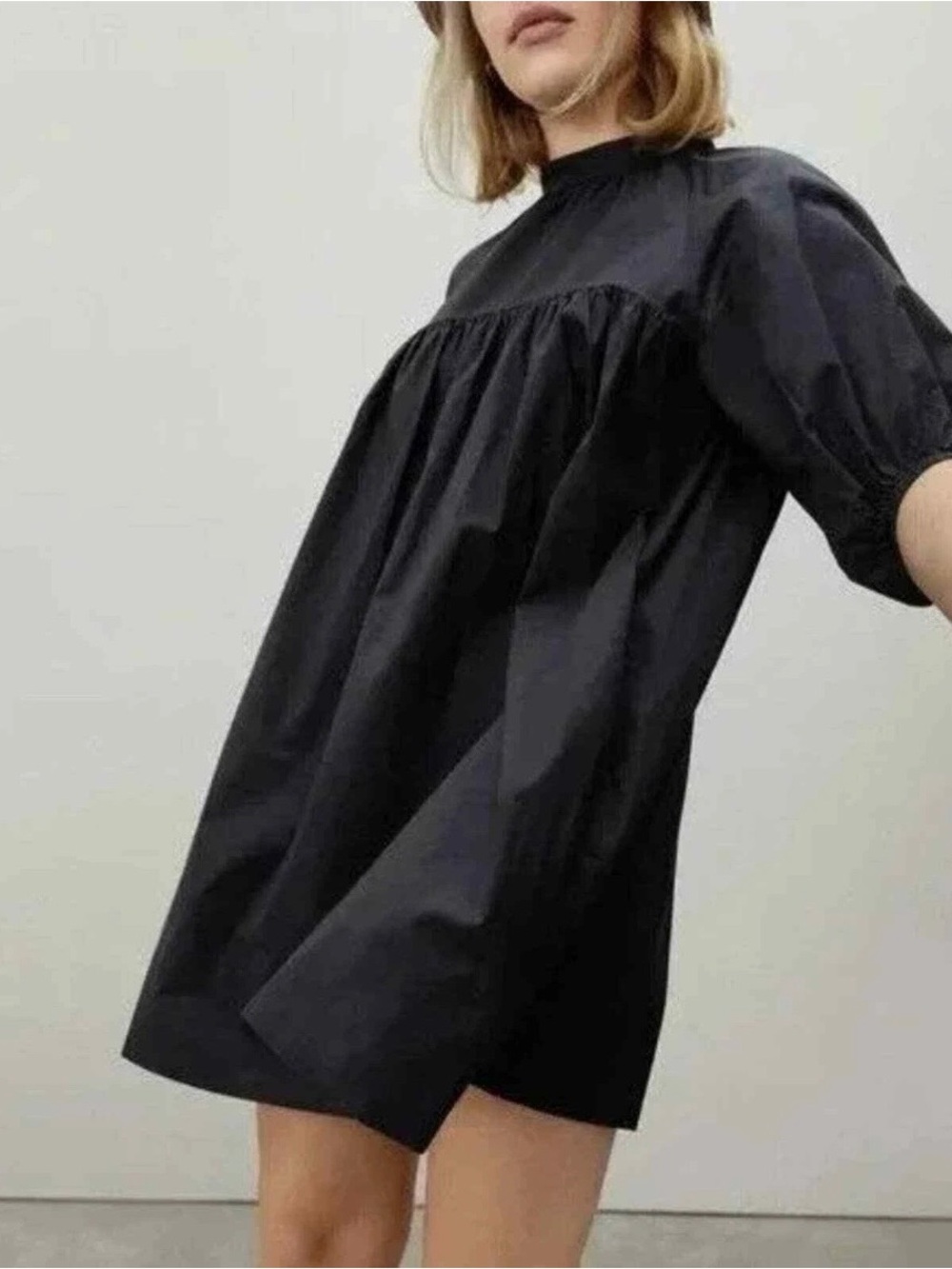 Everlane The Shirred Mini Dress